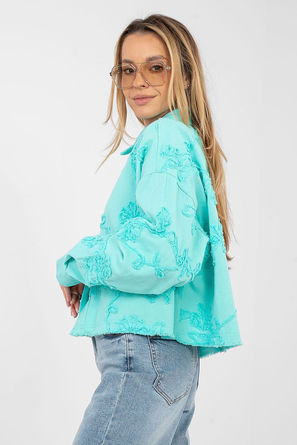  Denim jacket model 223790 Rue Paris 